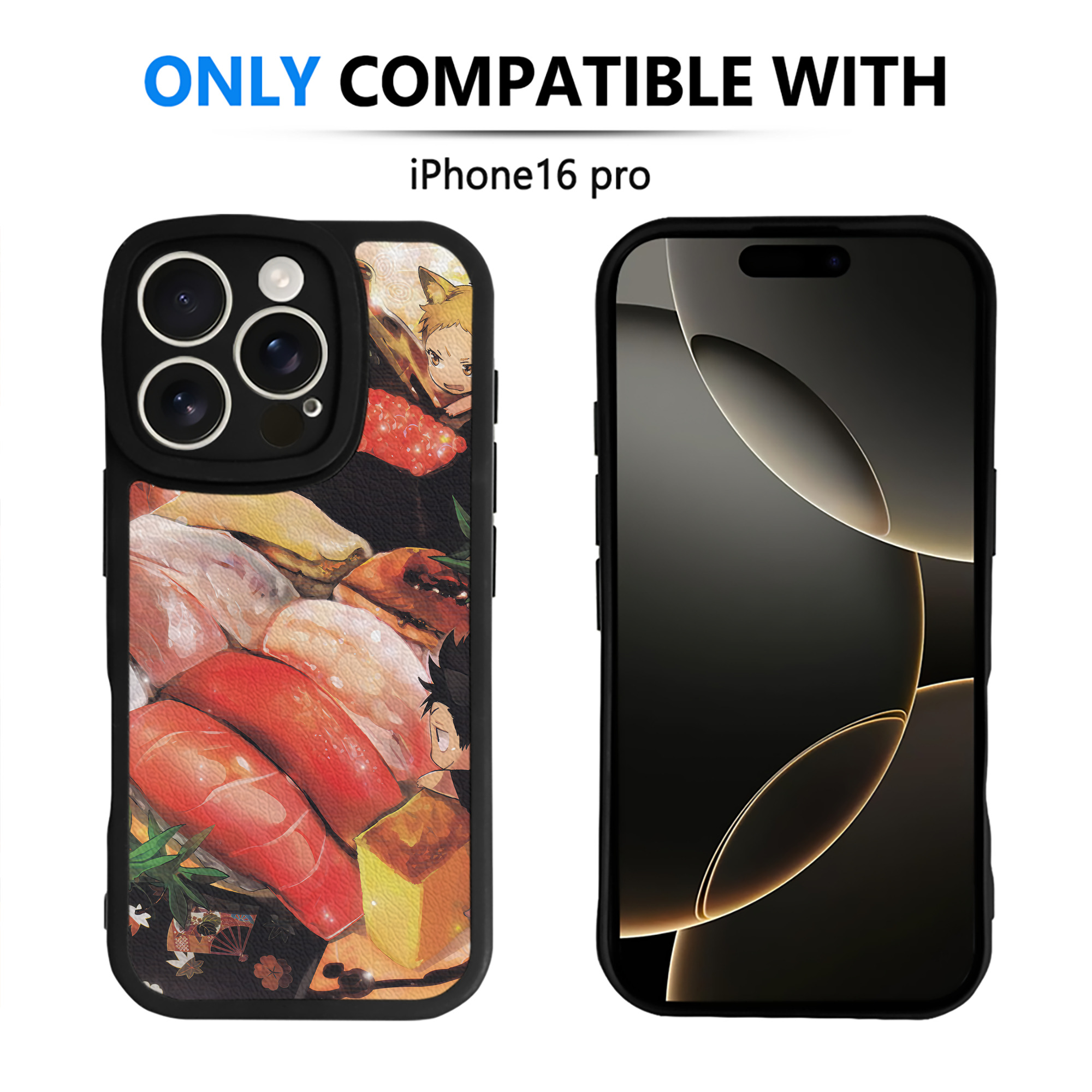 （画像用） ハイキュー!! Haikyu!! 【iPhone 16シリーズ対応】シリコンスマホケース（レザー調） 材質：シリコン